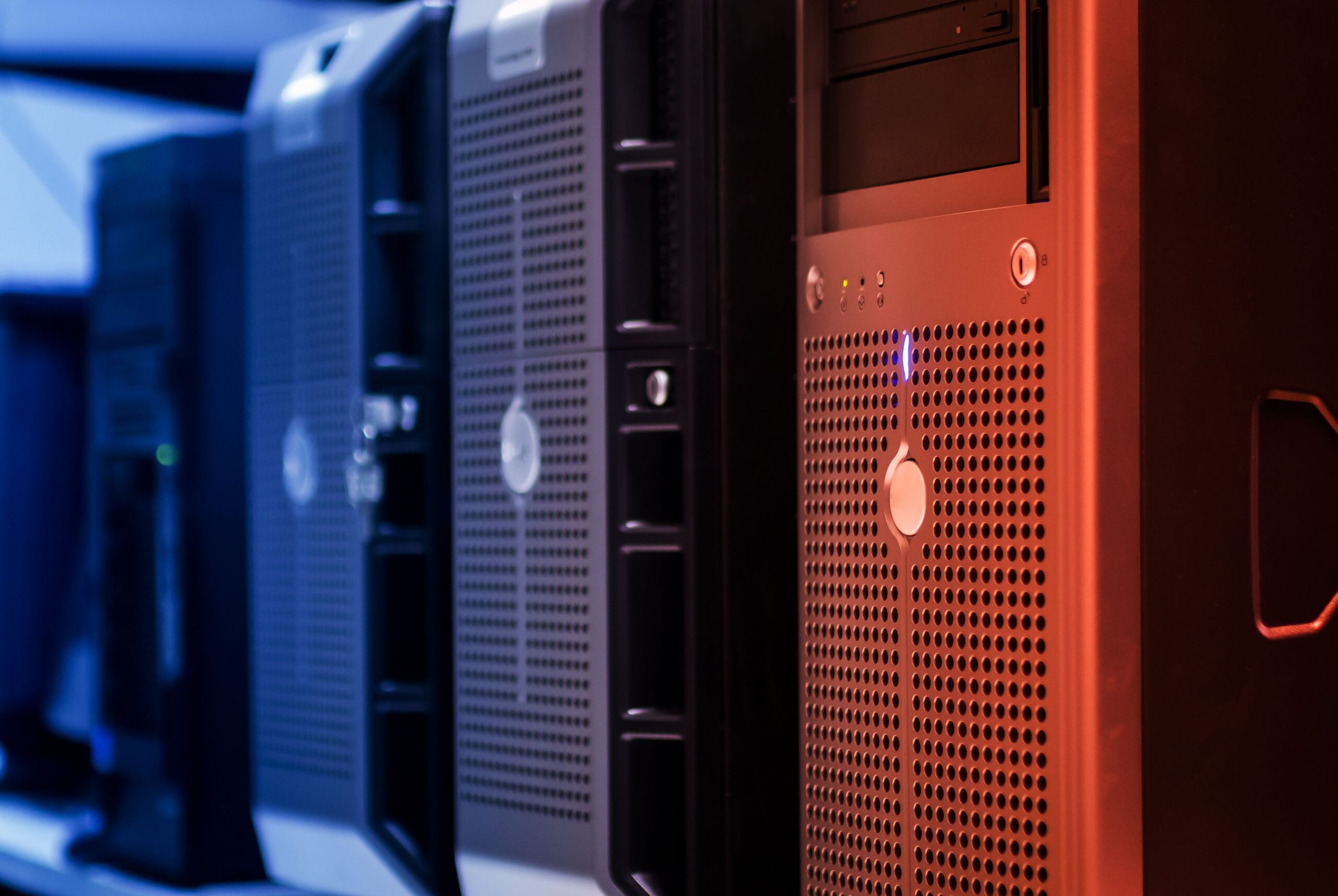 Website maintenance cost - tower servers in a data center